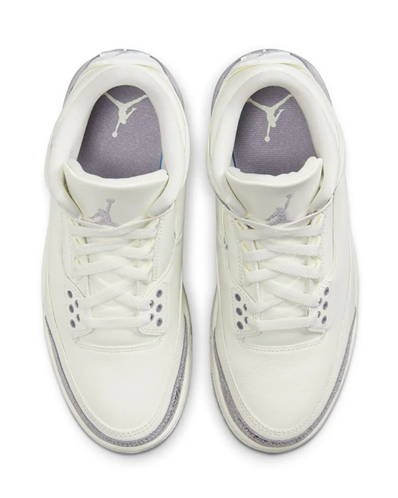 NIKE AIR JORDAN 3 SAIL AND CEMENT GREY