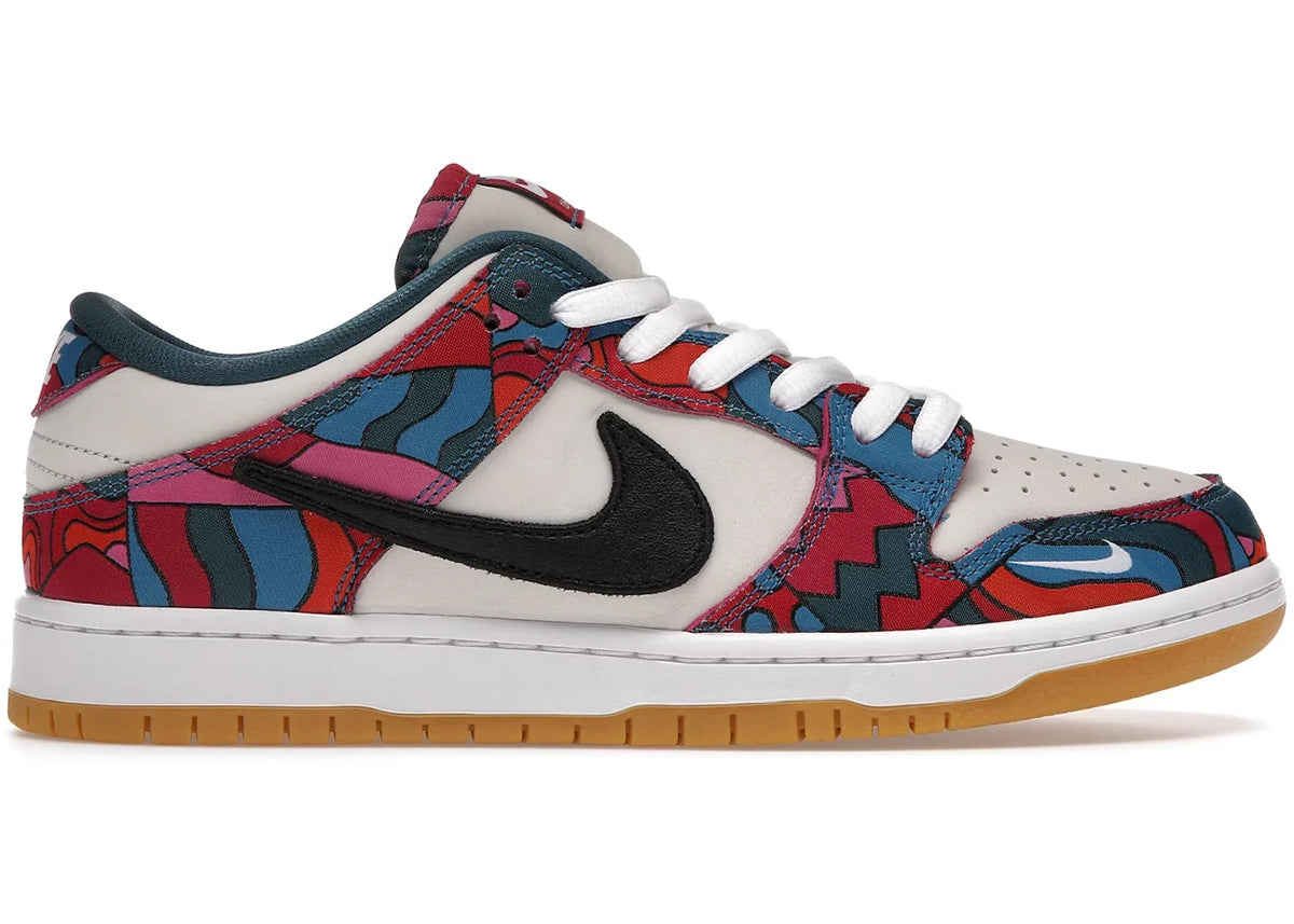 Tênis Parra x Nike SB Dunk Low Pro Abstract Art