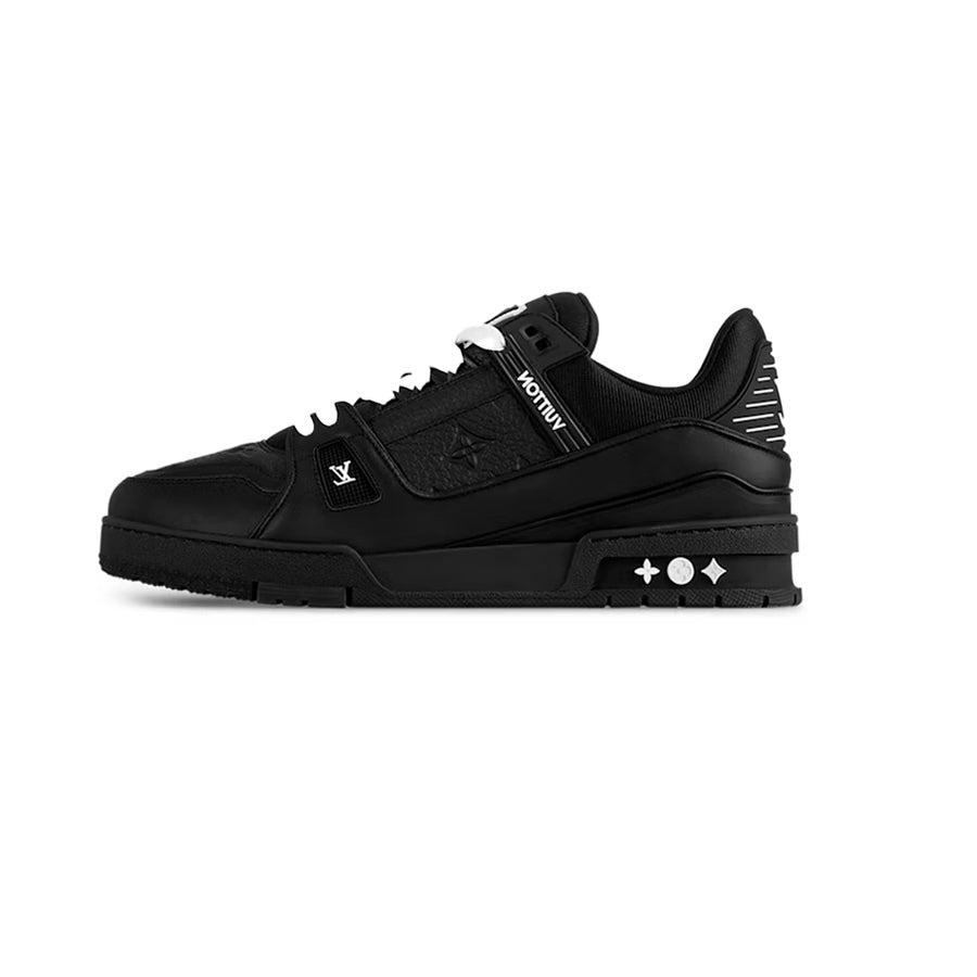 Louis Vuitton Trainer Black Embossed Monogram