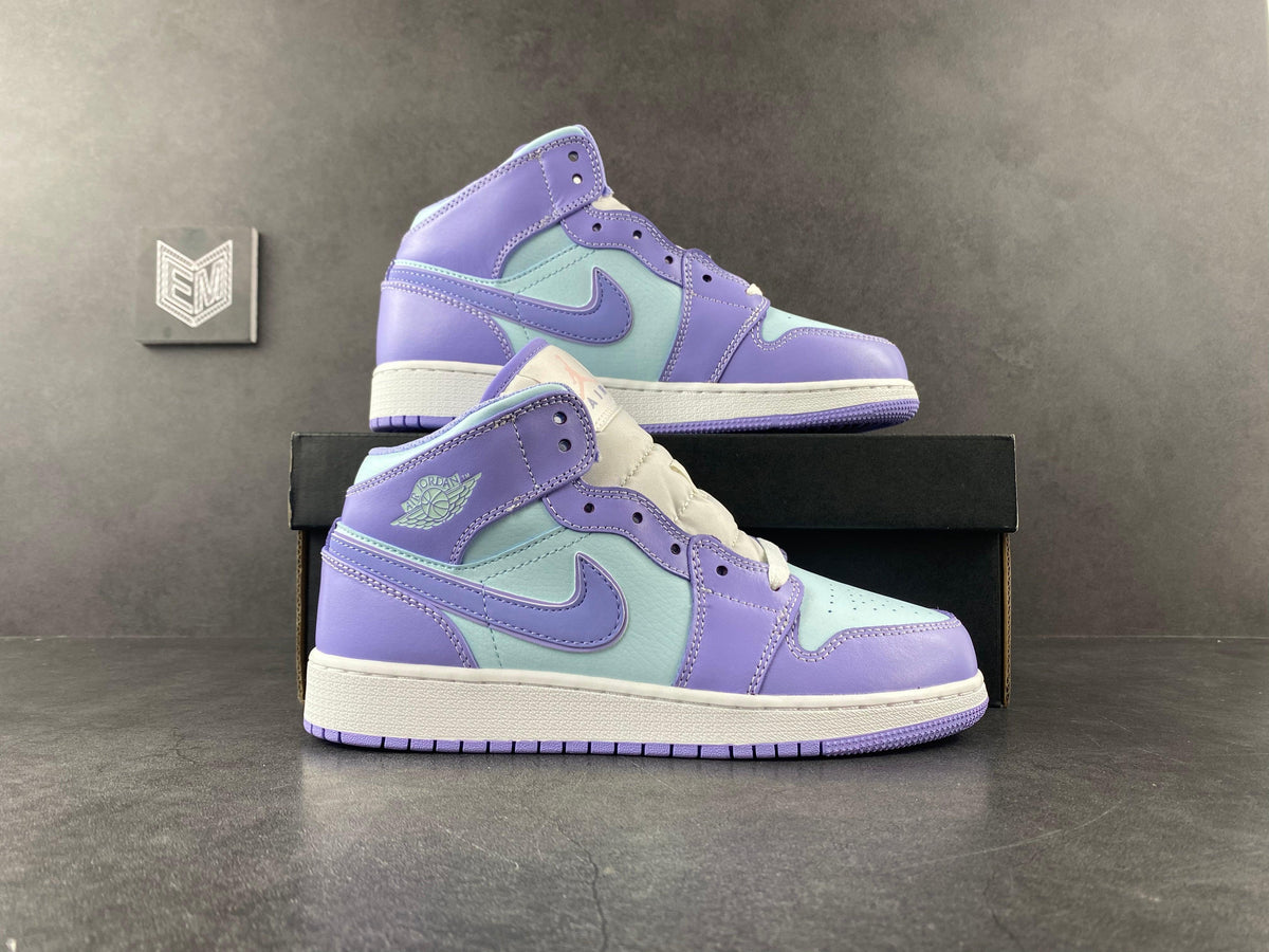 Nike Air Jordan 1 Mid Purple Aqua