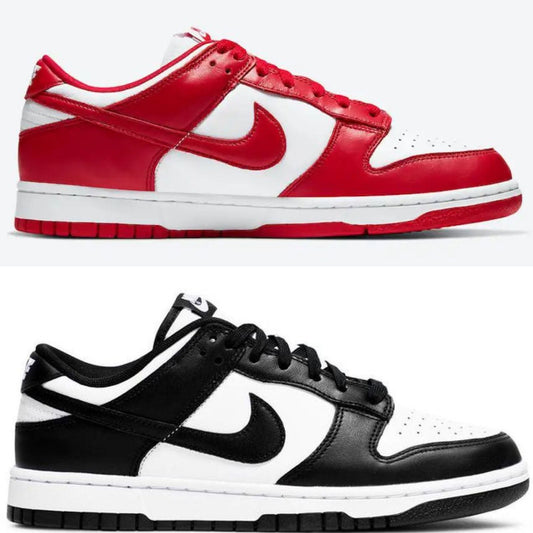 Dunk Low Preto/Vermelho - Compre 1 Leve 2