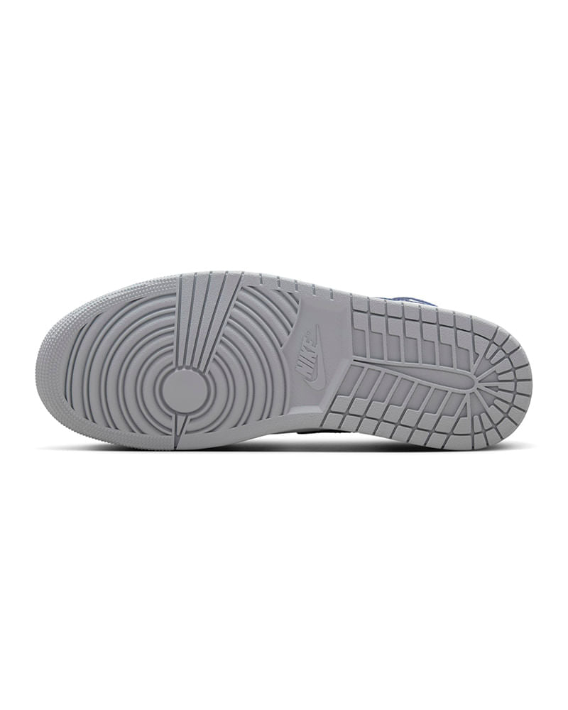 Nike Air Jordan 1 Mid Wolf Grey Midnight Navy