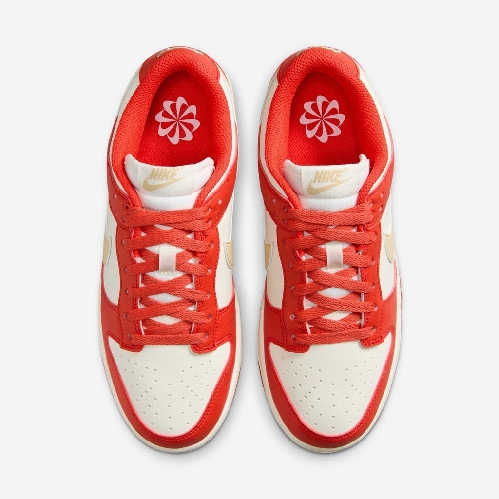 Nike Dunk Low Light Crimson & Team Gold