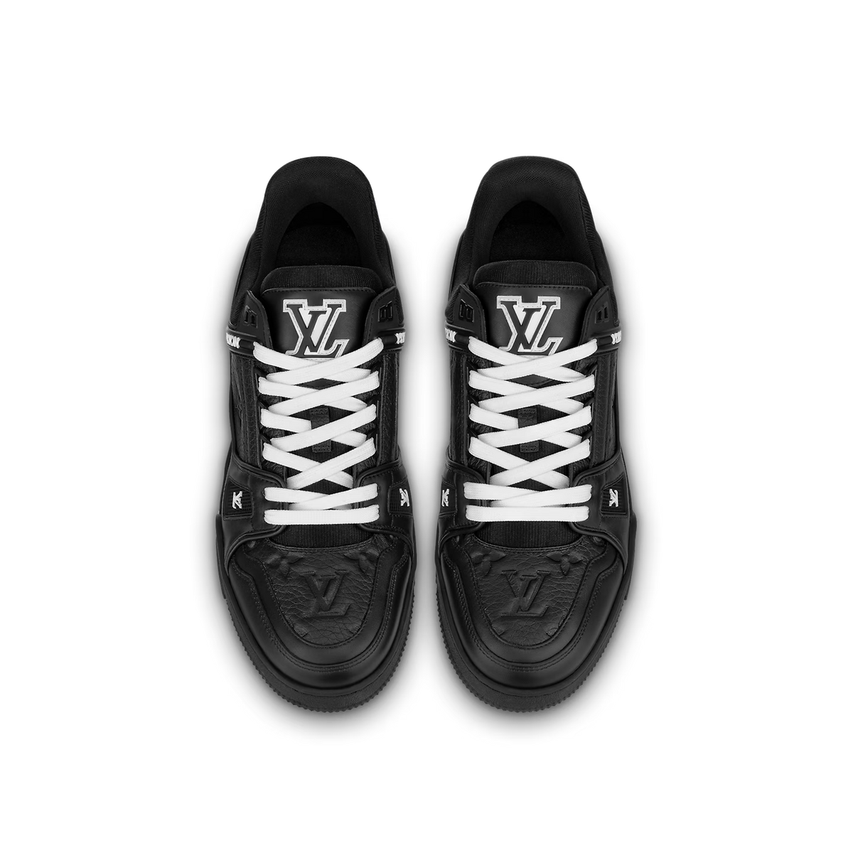 Louis Vuitton Trainer Black Embossed Monogram